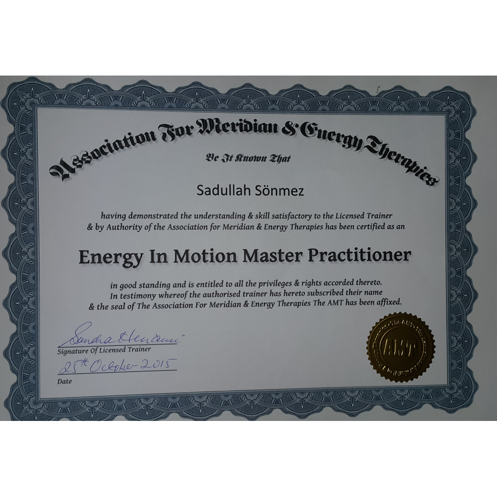 Energy In Motion Master Practioner